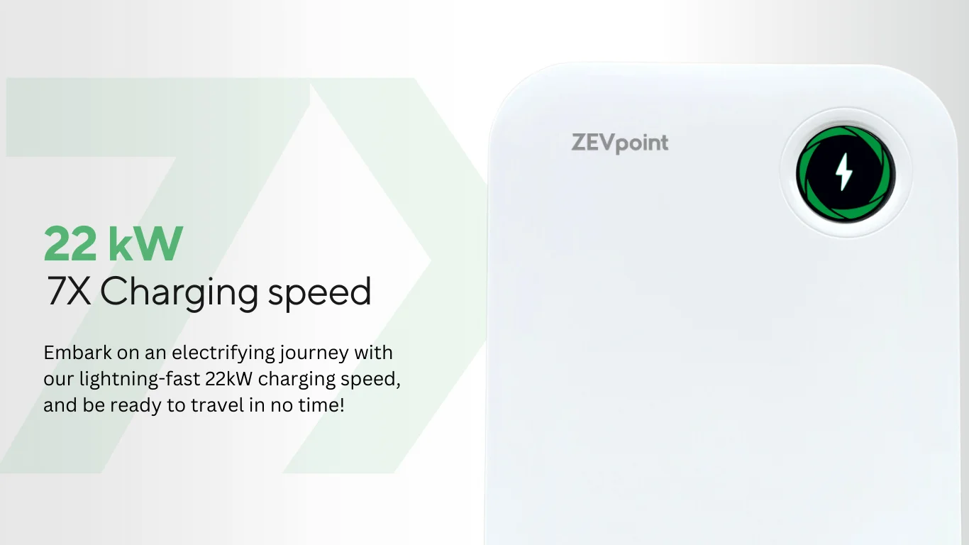 Ultra fast AC electric vehicle charger from Zevpoint