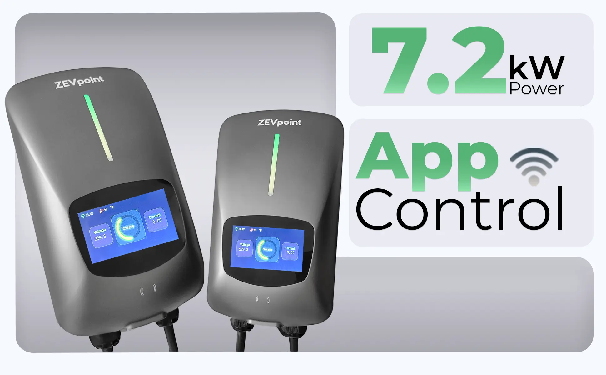 Wave 7.2kW EV Charger with App Control